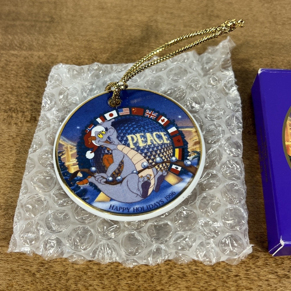 Epcot '96 Ornament Disney World Epcot Figment Christmas Collection Limited‎ - Picture 3 of 6